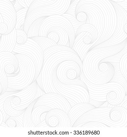 Seamless asian ethnic floral retro doodle black and white background pattern in vector. Henna paisley mehndi doodles design tribal pattern.