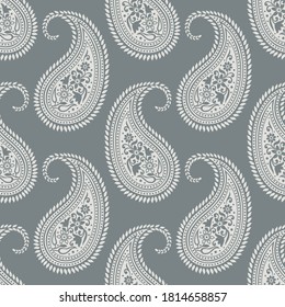 Seamless Asian paisley pattern design