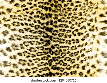 Seamless aspen gold leopard pattern