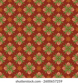 seamless asset pattern pink and red