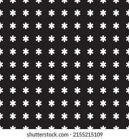 Seamless Asterisk Pattern Texture Background