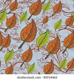 seamless autumn background