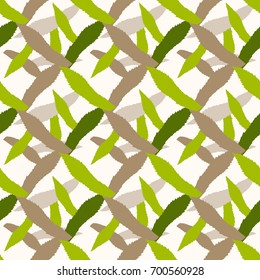 Seamless autumn colorful pattern. Abstract floral wallpaper. Vector background illustration