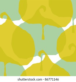 Seamless autumn leaf background bright colored pattern
