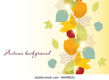 seamless autumn leafs