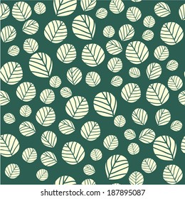 Seamless autumn leafs abstract background 