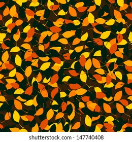 seamless autumn leaves