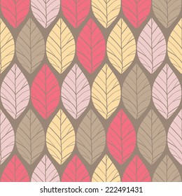 seamless autumn leaves