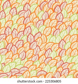 seamless autumn leaves