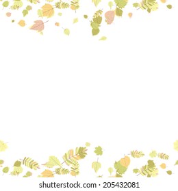Seamless autumn leaves pattern. EPS10