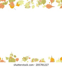 Seamless autumn leaves pattern. EPS10