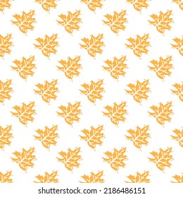 Seamless autumn leaves pattern.  Autumn pattern. autumn maple leaves
