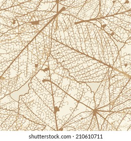Seamless autumn leaves pattern. plus EPS10 vector file