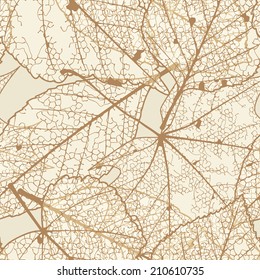 Seamless autumn leaves pattern. plus EPS10 vector file