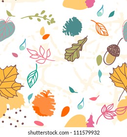 seamless autumn pattern