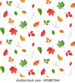 Seamless autumn pattern.