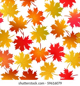 Seamless autumn pattern