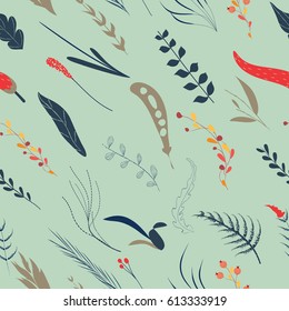 Seamless autumn pattern