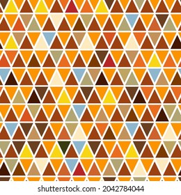 Patrón otoñal sin inconvenientes con formas abstractas en color naranja, amarillo y beige sobre fondo oscuro