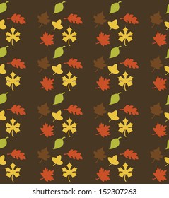seamless autumn pattern design. vector illustration