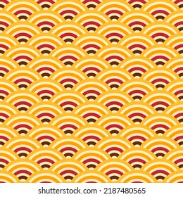 Seamless Autumn Pattern, Flowers  in Warm Colours, Scrapbooking, Retro Design, Wall Paper, Decoration