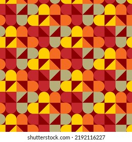 Seamless Autumn pattern with leaves, Nature design, Fall maple, oak, chestnut leaves for decoration, Perfect for scrapbooking background, textile and wallpaper, Hand drawn vector elements