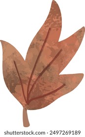 Seamless autumn pattern with maple leaves, acorns, fall season wallpaper background isolated in white