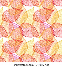 Seamless Autumn Pattern (vector)