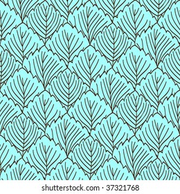 Seamless autumn pattern. Vector illustration.