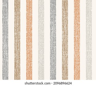 Seamless autumn striped decor. Light version of the background of the strokes.Textured stripes pattern.