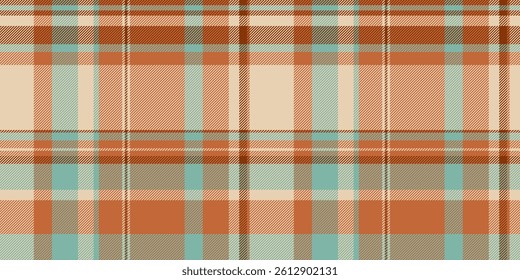 Seamless autumnal plaid pattern in earthy tones.  Perfect for textile design, fallthemed projects, or creating a rustic, cozy feel.