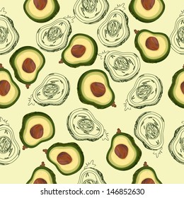 seamless avocado