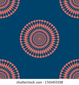 Seamless Aztec Geometric Pattern, abstract vector illustration for card, textile, fabric