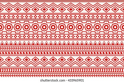Seamless Aztec Pattern.