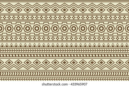 Seamless Aztec Pattern.