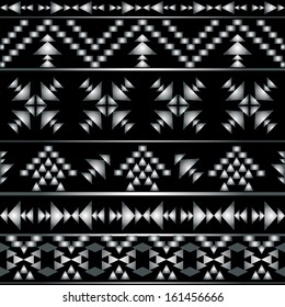 Seamless aztec pattern art deco pattern style