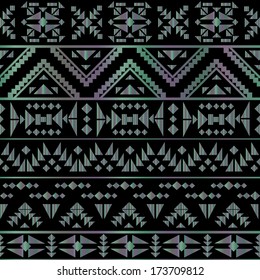 Seamless aztec pattern art deco style