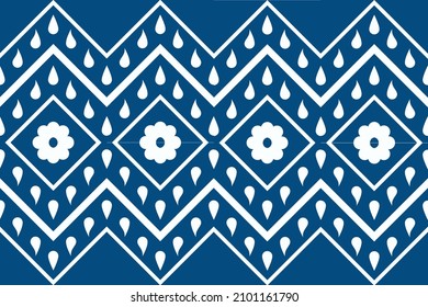 Seamless Aztec pattern Geometric on the tile carpet pillow case, Tribal vector ornament. 