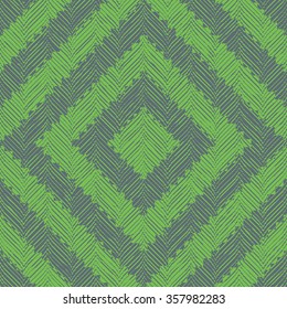 Seamless aztec pattern vector background tile

