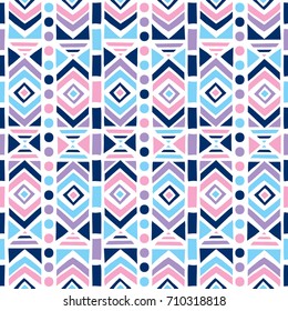 seamless aztec pattern vector illustration