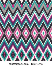 seamless aztec print vector pattern background