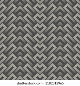 Seamless Aztec Wallpaper. Decorative Geometric Pattern. Abstract Graphic Design
