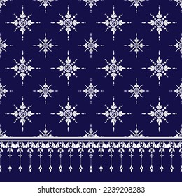 Nahtlose Azteken-Stickmuster. Navajo chevron nahtlose Muster in Stamm, mexikanische Aztec geometrische Kunst Ornament Druck, Design für die Verwendung in der Mode und Stoffdruck-Geschäft.
