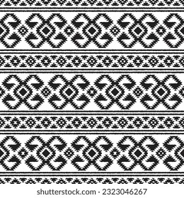 Seamless Aztek Tribal Pattern, art number 007