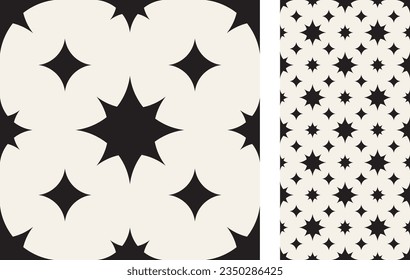 Seamless Azulejo tile. Geometric pattern. Portuguese and Spain decor.  Ceramic tile in Victorian motif. Vector hand drawn illustration.
