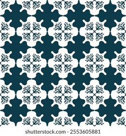 Seamless Azulejos Ceramic Tile Patterns Collection with Hand-Drawn Traditional Blue Floral and Geometric Designs – Ideal for Unique Interior Decor and Artistic Backgrounds