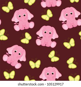 Seamless baby background
