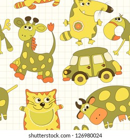 Seamless baby background