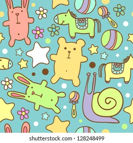 Seamless baby background