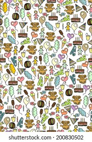 Seamless baby background